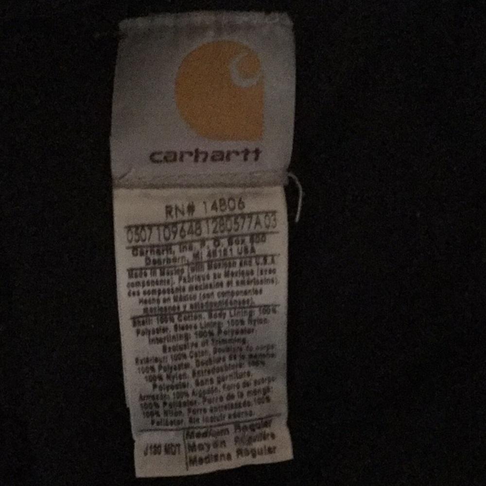 Carhartt coat
